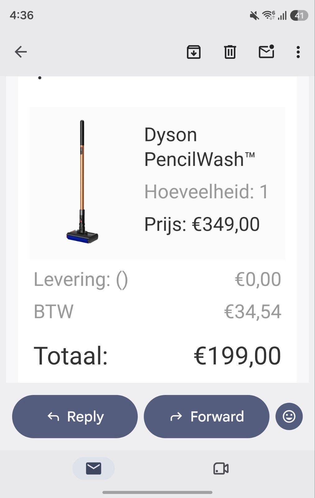 Dyson PencilWash - Nieuw, doos geopend