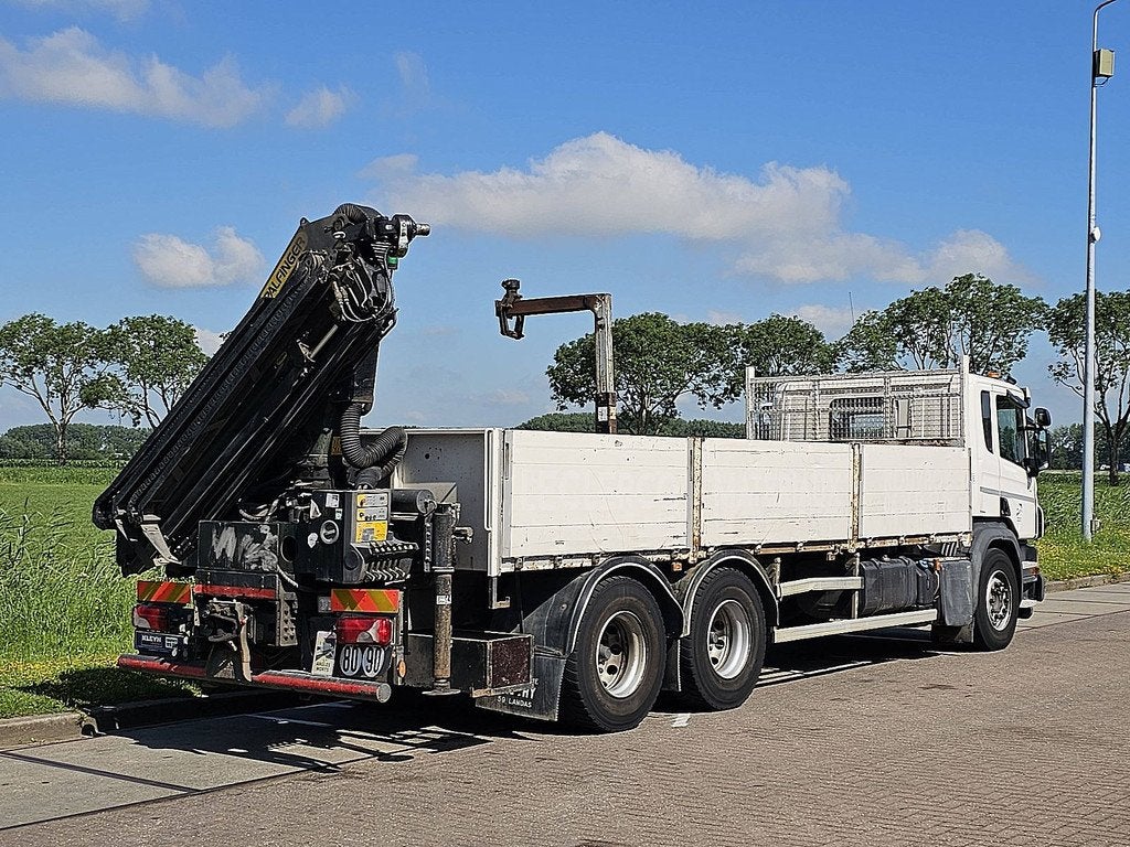 SCANIA P450 6x4 pk18002-eh c rem, Auto's, Automaat, Euro 6, Scania, Wit