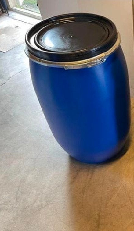 Industriële regenton vooraadton 60 liter voerton bewaarton, Minder dan 75 liter, Ophalen, Zo goed als nieuw, Kunststof