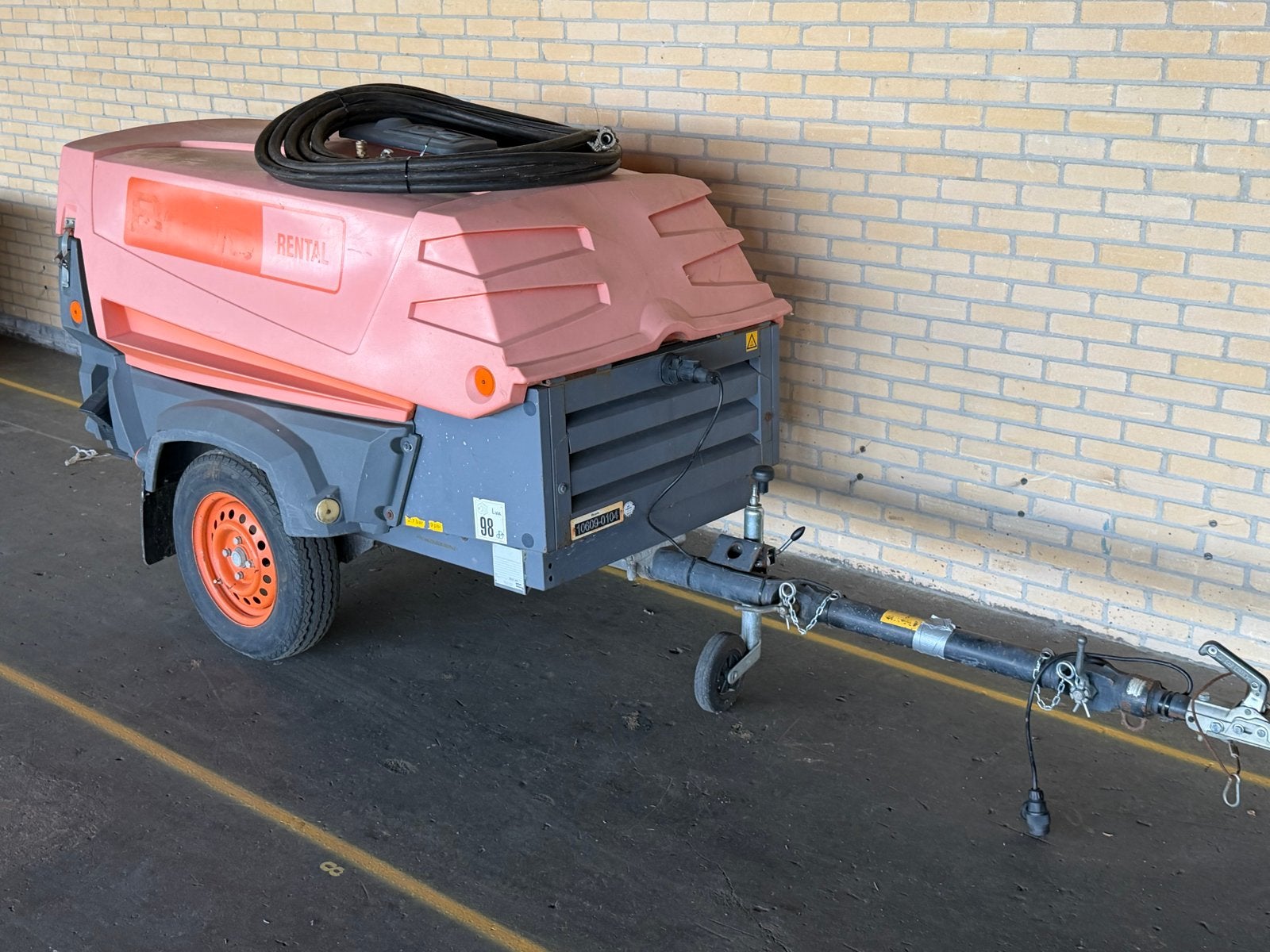 Atlas Copco XAS57 Mobiele Compressor - Bouwjaar 2013, Ophalen