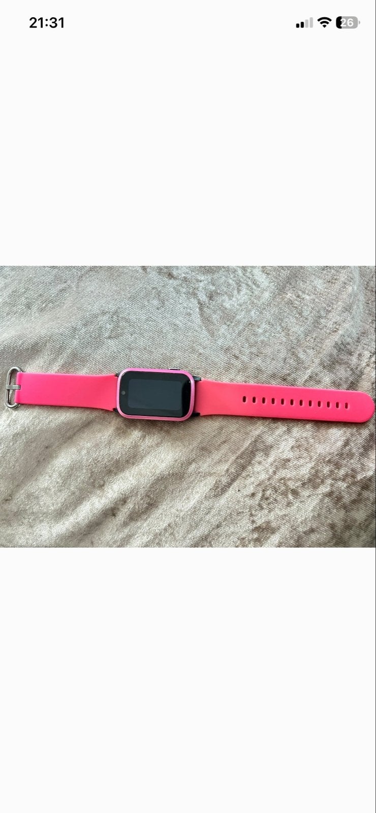 Connect Up GPS Tracker Horloge Roze, Ophalen of Verzenden, GPS, Zo goed als nieuw, Roze