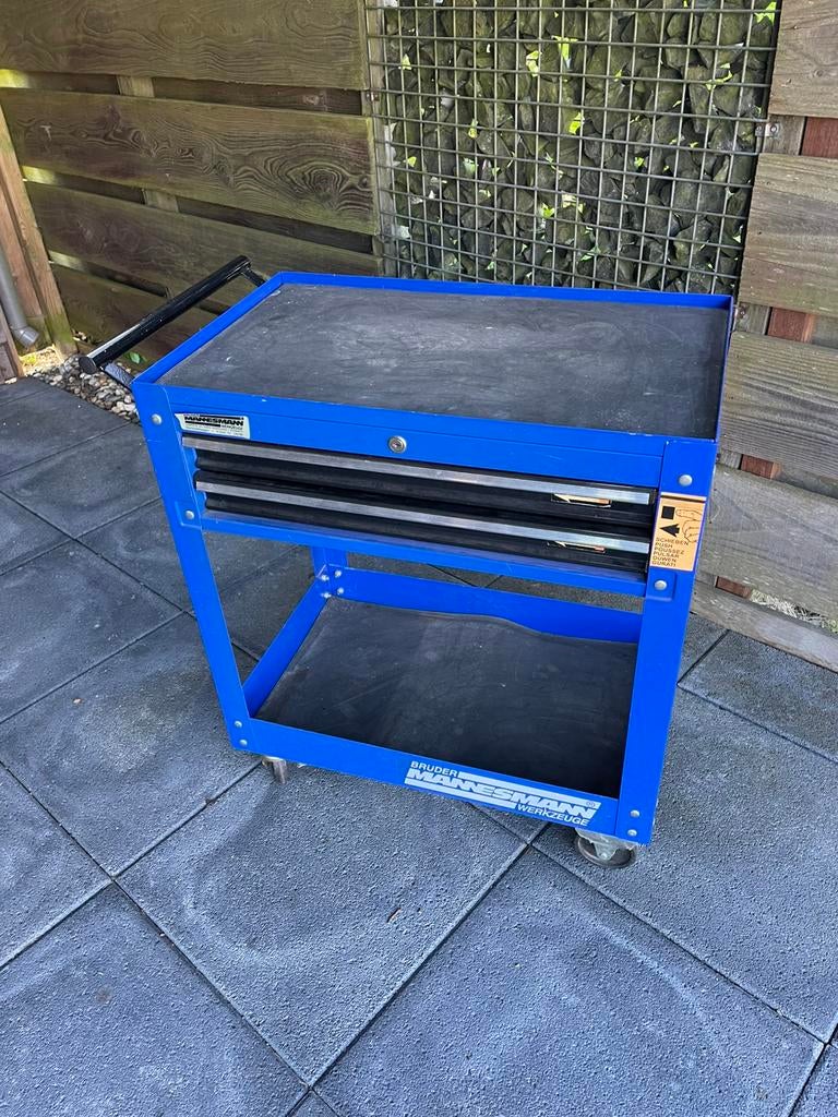 Gereedschapwagen Mannesmann met 2 lades, Ophalen, Gebruikt