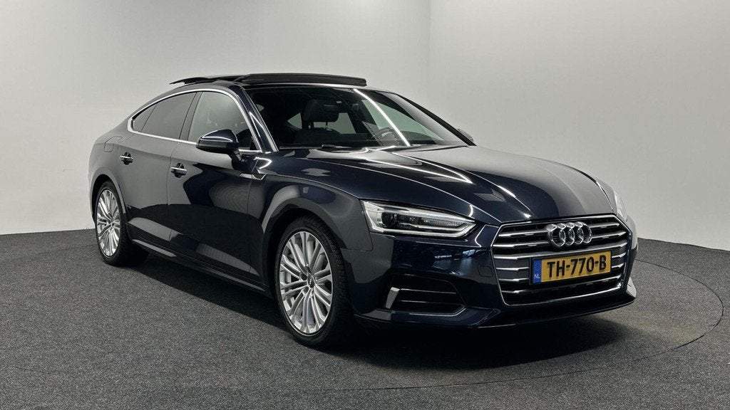 Audi A5 Sportback 1.4 TFSI Design PANORAMA DAK ECC CRUISE., Auto's, Audi, Stof, Gebruikt, Euro 6, 4 cilinders