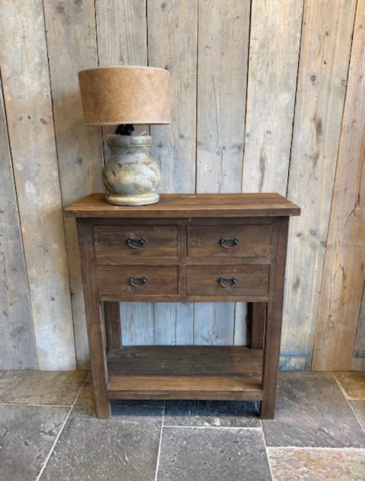 Teak Ladekastje / sidetable, Ophalen, -, -, Teakhout