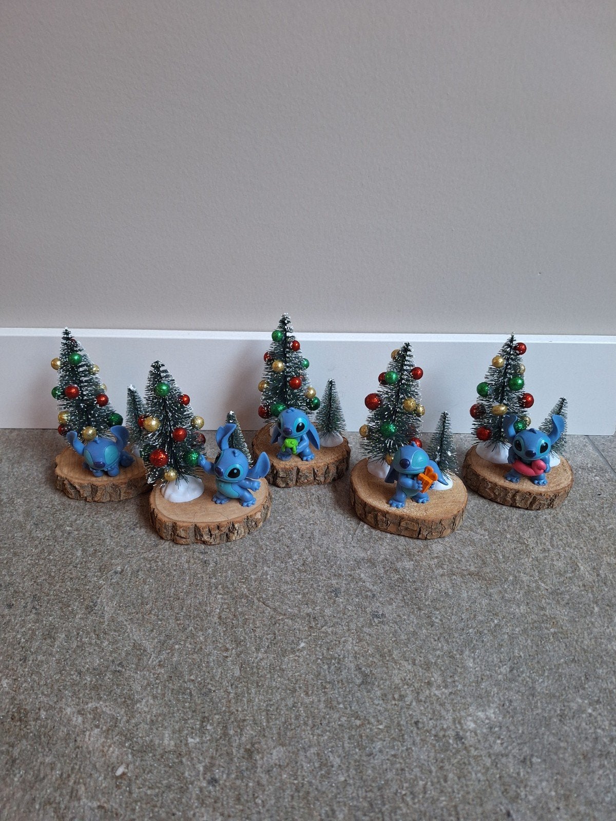disney stitch kerst decoratie stukjes versiering, Ophalen of Verzenden, Nieuw