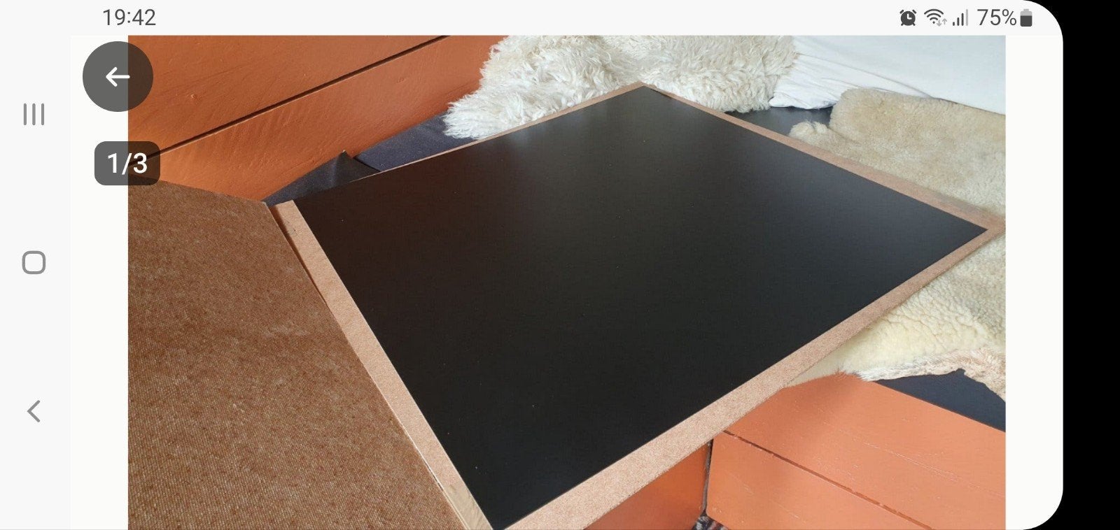 NIEUW kachelplaat. vloerplaat beschermplaat voor houtkachel, Ophalen of Verzenden, Nieuw