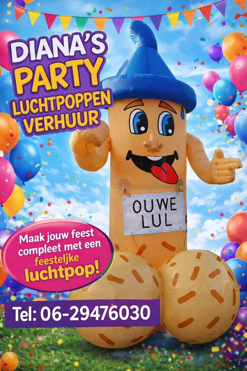 Abraham Ouwe Lul pop te huur in Leiderdorp, Ophalen, Nieuw, Abraham of Sarah