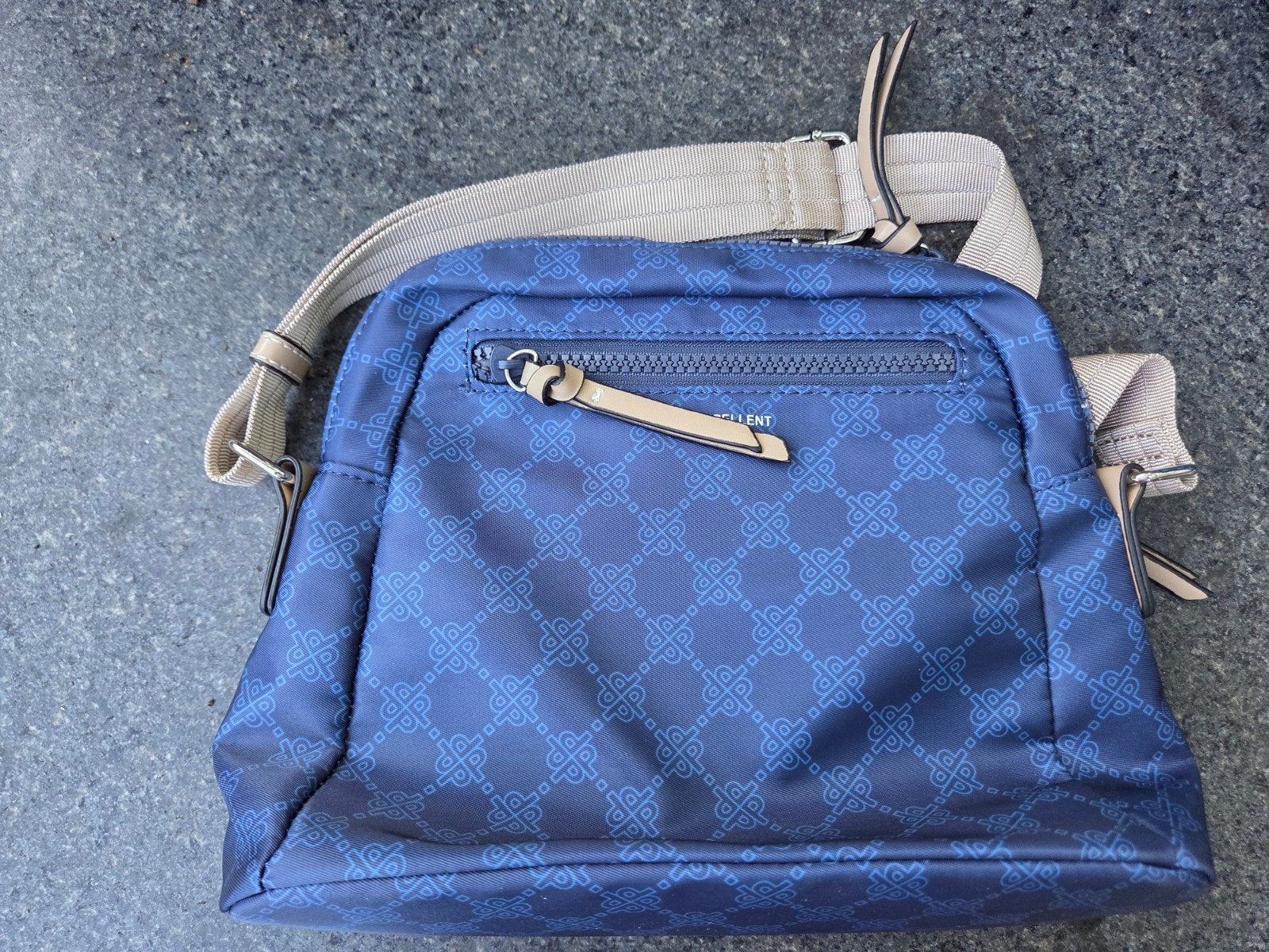 Picard Schoudertasje - Blauw met Patroon, Ophalen of Verzenden