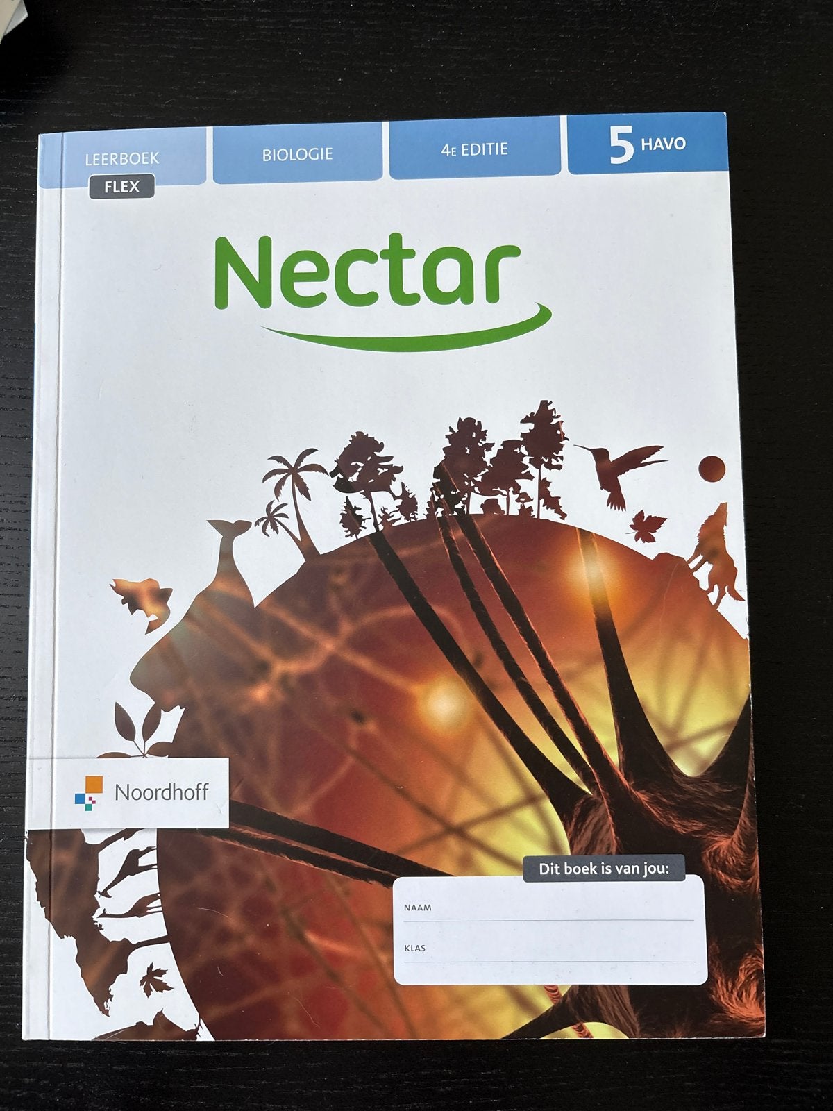 Nectar Biologie 5 HAVO Leerboek (4e editie), Ophalen of Verzenden, Zo goed als nieuw, HAVO, Biologie