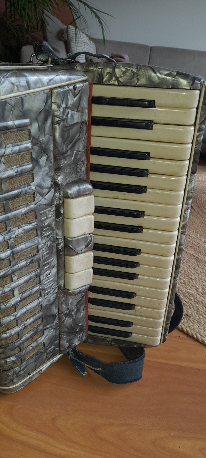 Vintage Hohner Accordeon - Gebruikt, Ophalen, Gebruikt, Overige formaten, Toetsaccordeon