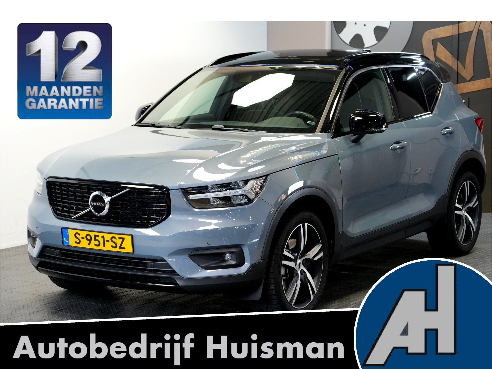 Volvo XC40 2.0 T4 140kW/190pk Aut8 R-Design PANORAMADAK + EL, 15 km/l, 93 €/maand, SUV of Terreinwagen, 750 kg