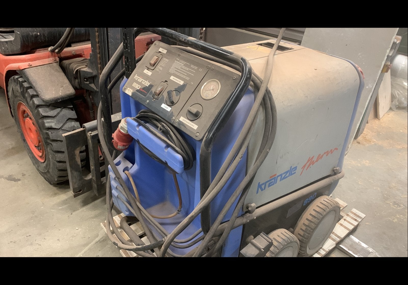 Kranzle Hogedrukreiniger 400V Warm Water Diesel/Elektrisch, Tuin en Terras, Hogedrukreinigers, Ophalen of Verzenden, Zo goed als nieuw
