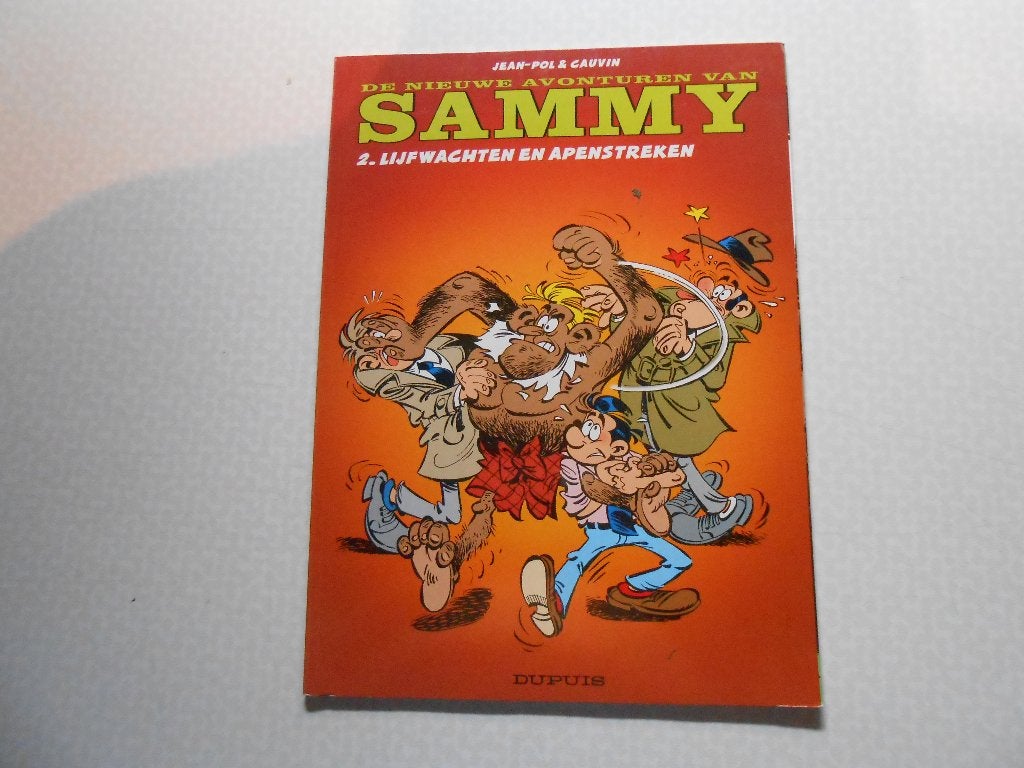 Sammy 2 Lijfwachten en apenstreken 2003 1 ste druk., Jean-Pol, Eén stripboek, Nieuw, Ophalen of Verzenden