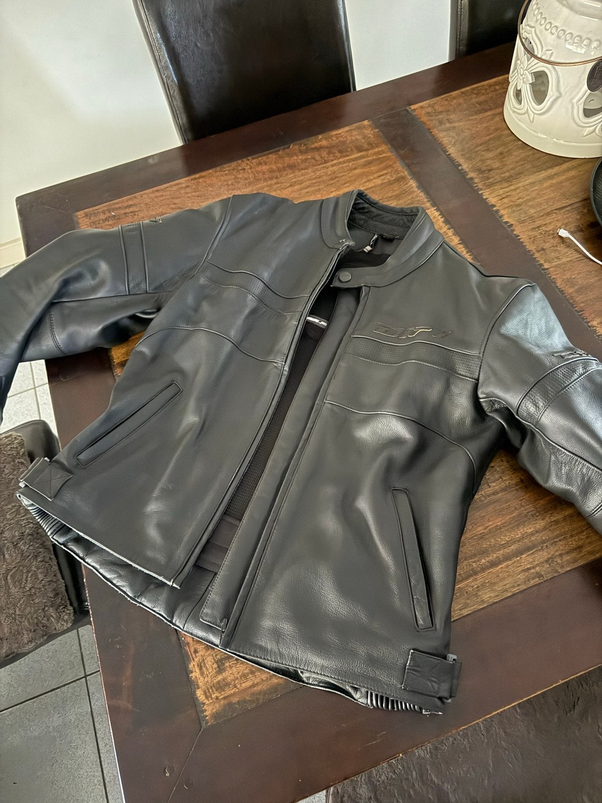 Difi bodyguard CE protector motorjas ZGAN, Ophalen, Tweedehands, Heren, Jas | leer
