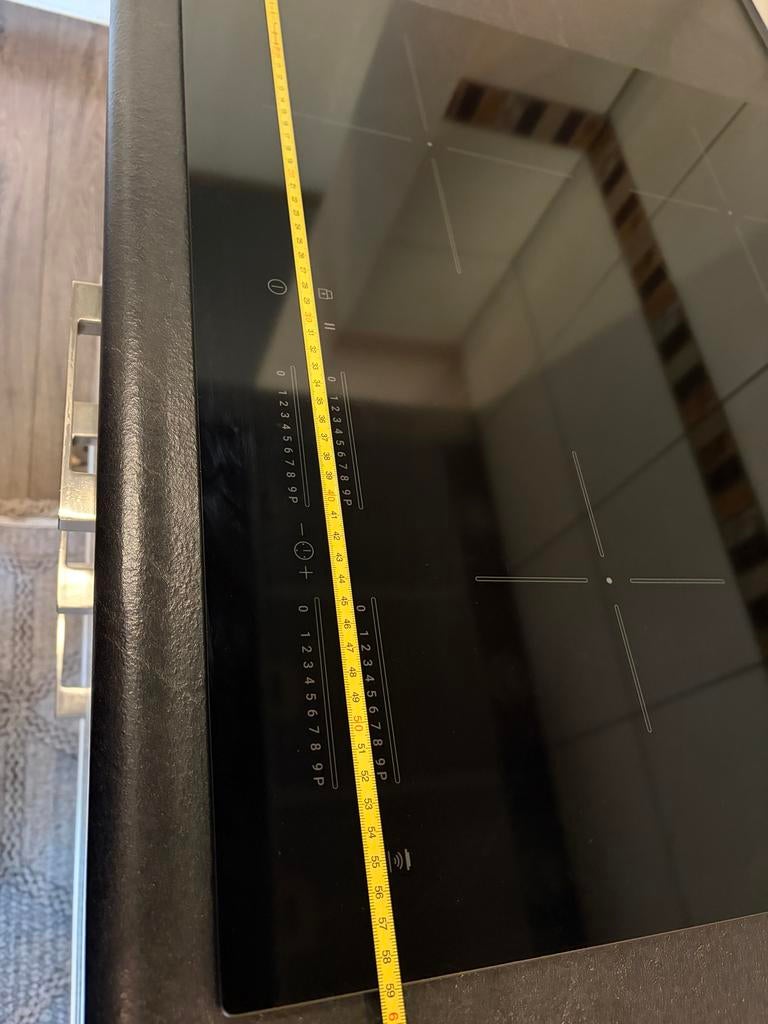 Zanussi Inductieplaat 52x59cm - Goed Werkend, Ophalen, Gebruikt, 4 kookzones, Inbouw