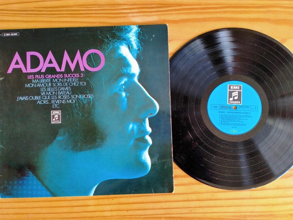LP   -   Adamo   -   Les Plus Grands Succes 3, LP, Pop, Ophalen of Verzenden, Zo goed als nieuw