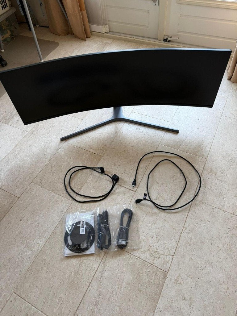 Samsung 49 inch Ultrawide Monitor, Computers en Software, Monitoren, Zo goed als nieuw, 101 t/m 150 Hz, DisplayPort, HDMI, Curved