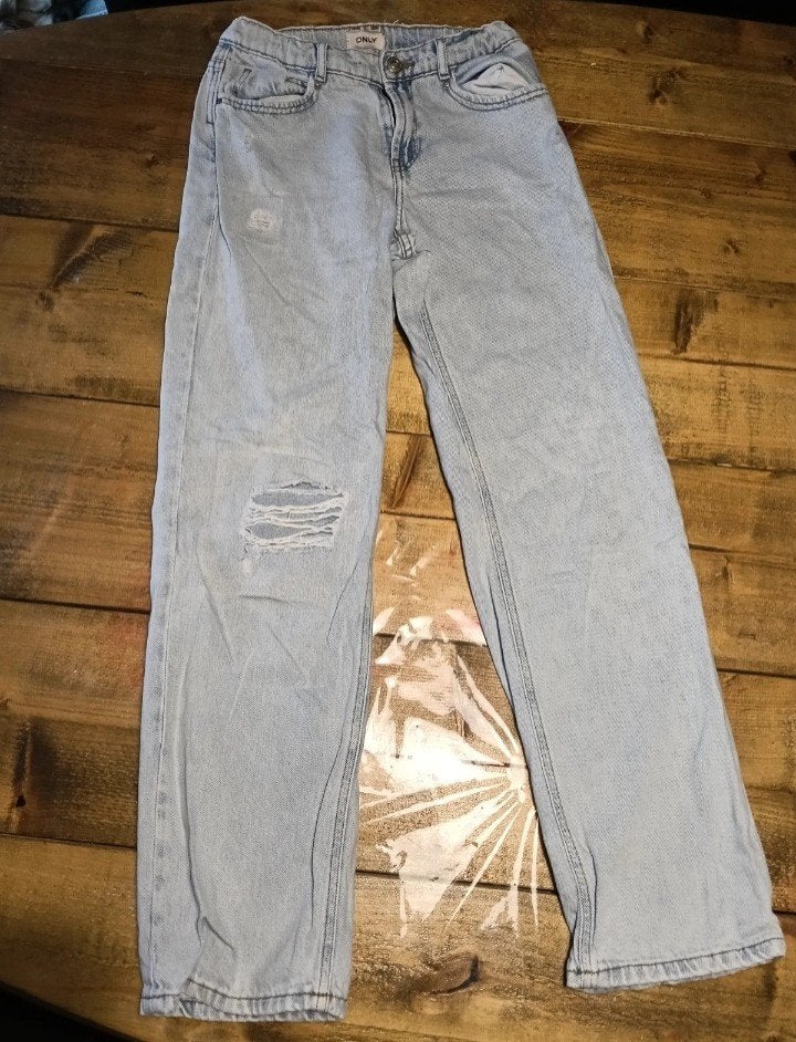 Ripped Baggy Jeans Meisje Maat 152 Only, Ophalen of Verzenden