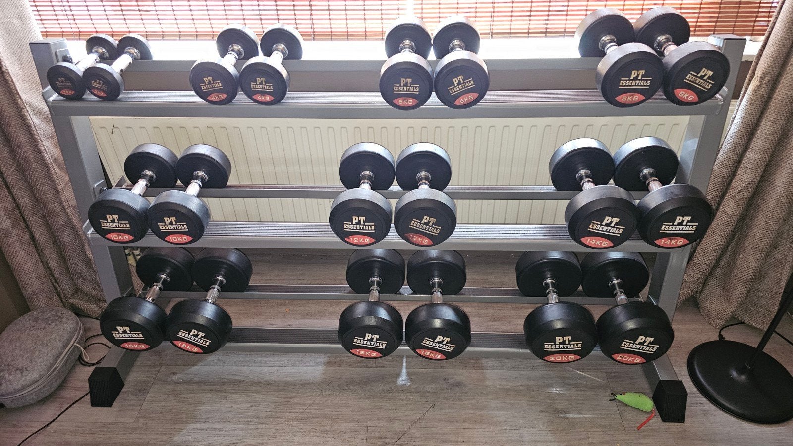 Complete set PT Essentials dumbbells met een handig opbergre, Ophalen, Dumbbell