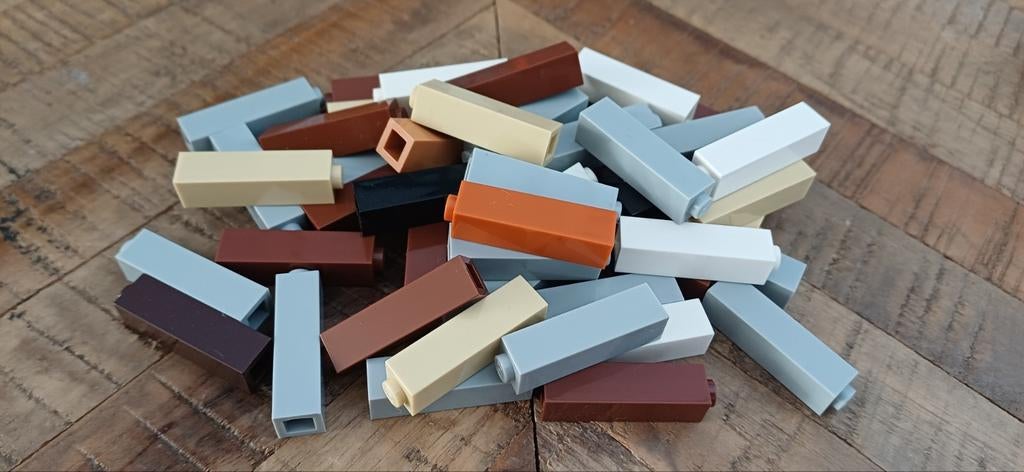 50x Lego stenen 1x1x3 in diverse MOC kleuren #2, Ophalen of Verzenden, Zo goed als nieuw, Losse stenen, Lego