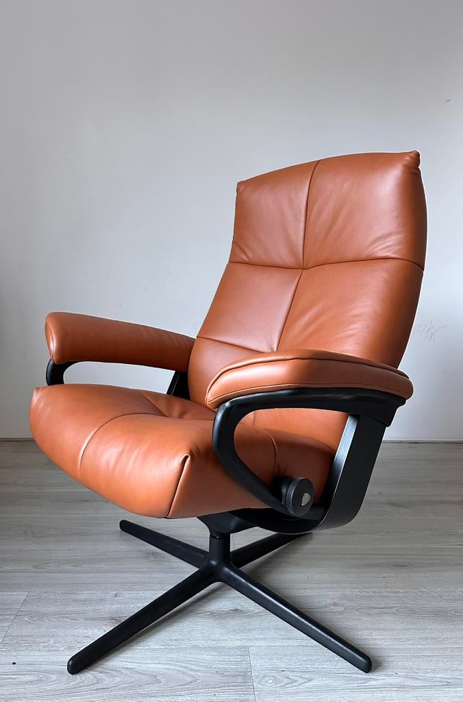 Nieuw Stressless David design fauteuil, Huis en Inrichting, Fauteuils, Ophalen, Zo goed als nieuw, 75 tot 100 cm