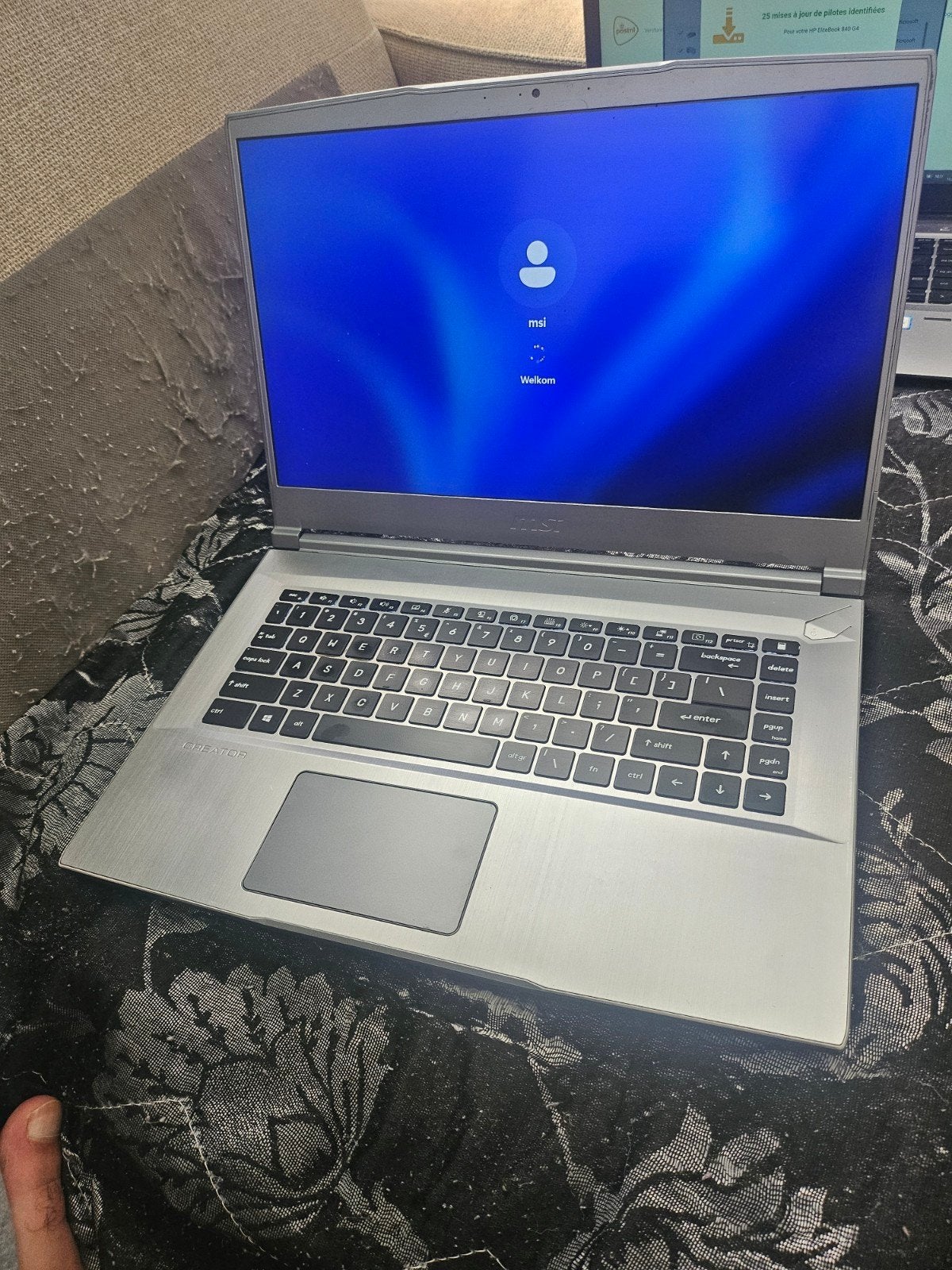 msi creator 15 gaming laptop i7 core rtx 2060, Computers en Software, 2 tot 3 Ghz, Intel® Core™ i7 , Zo goed als nieuw, Gaming