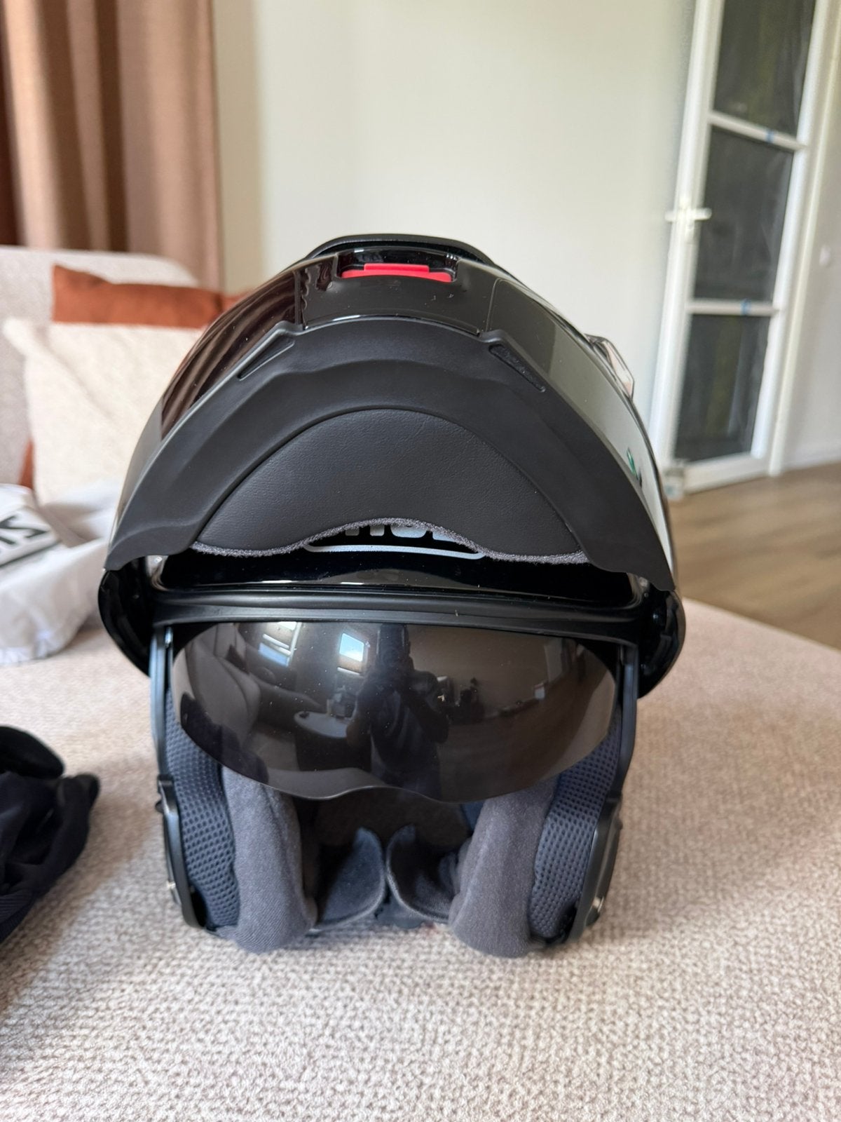Shoei Neotec II Zwart Maat S, Ophalen of Verzenden, Zo goed als nieuw
