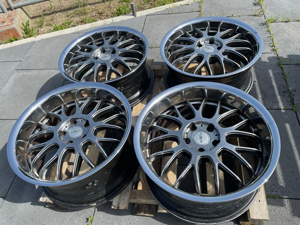 5ZIGEN 19” LM velgen diepe cuprand chroom 5x114,3 ET38, Auto-onderdelen, Banden en Velgen, Gebruikt, Velg(en), 275 mm, Personenwagen