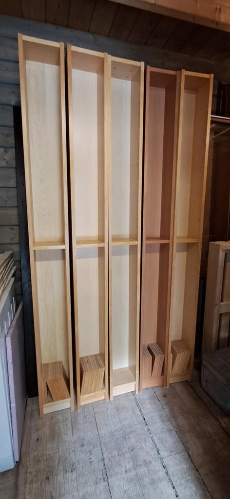 5 IKEA CD/DVD kasten, Ophalen, Gebruikt, 150 discs of meer, Hout