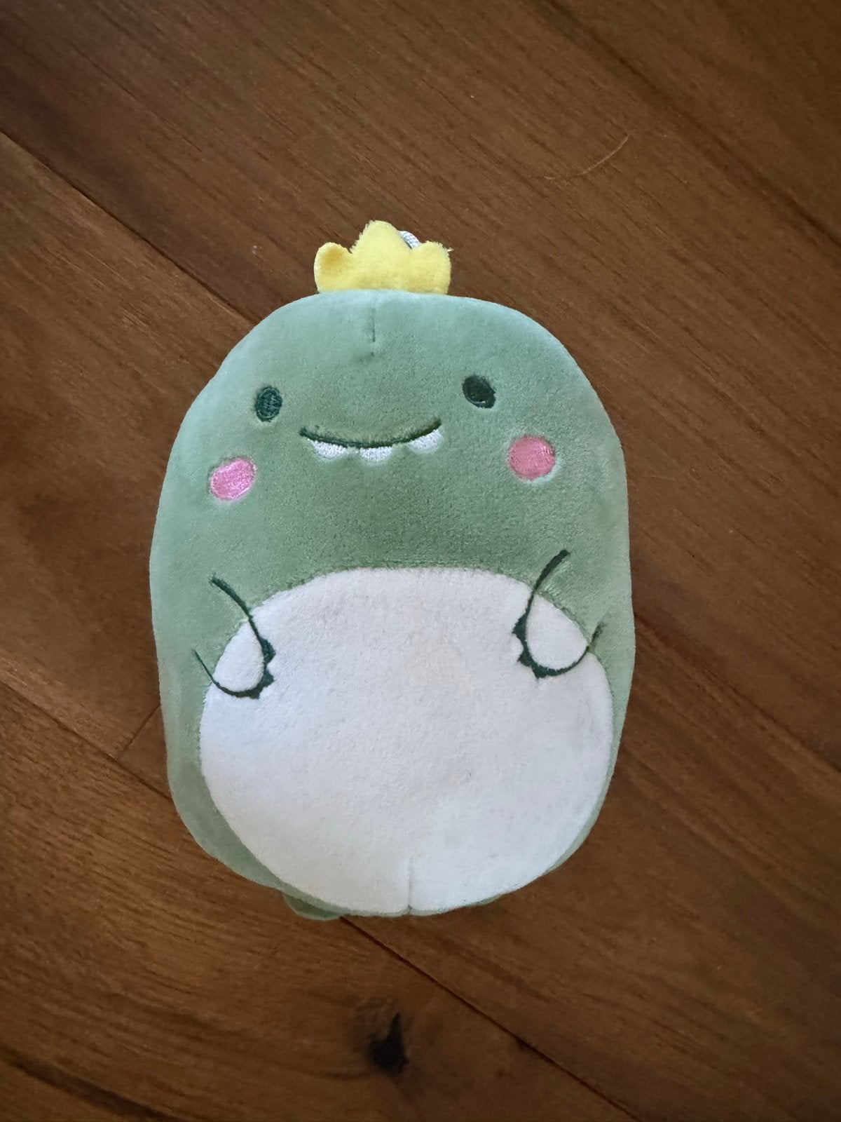 Kleine knuffel, Kikker, Groen, Ophalen of Verzenden, Zo goed als nieuw