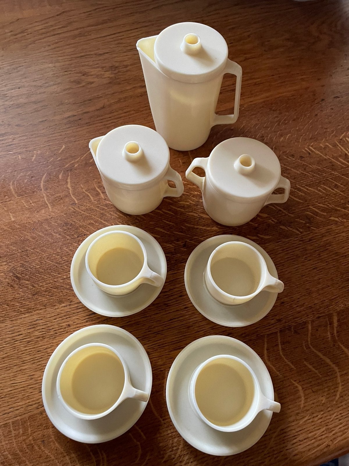 Tk kinderservies 7 delig van harde kunststof, Ophalen of Verzenden, Gebruikt, Kunststof, Speelkeuken-accessoire
