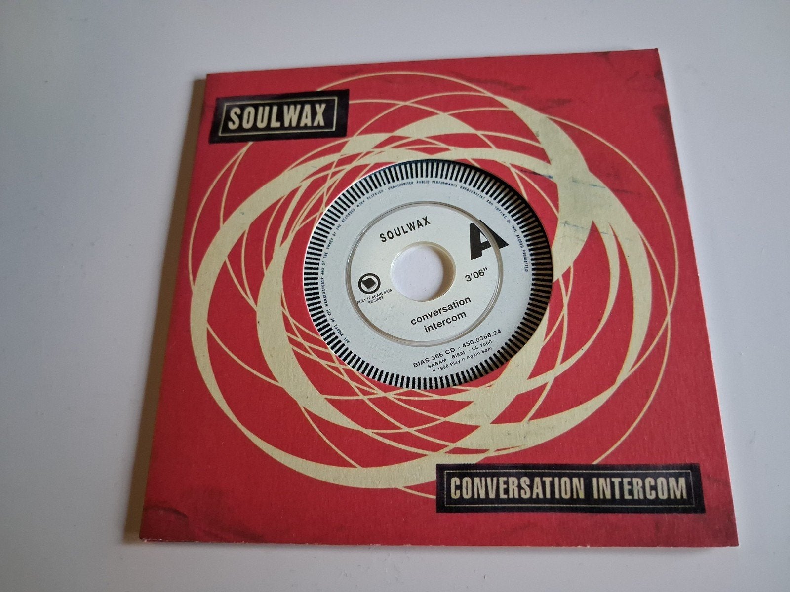Soulwax-Conversation intercom, 1 single, Verzenden, Pop