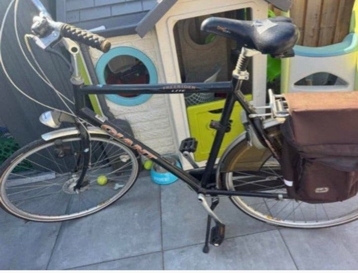 Giant Freerider met bagagedrager, Ophalen, Gebruikt, Versnellingen, Giant