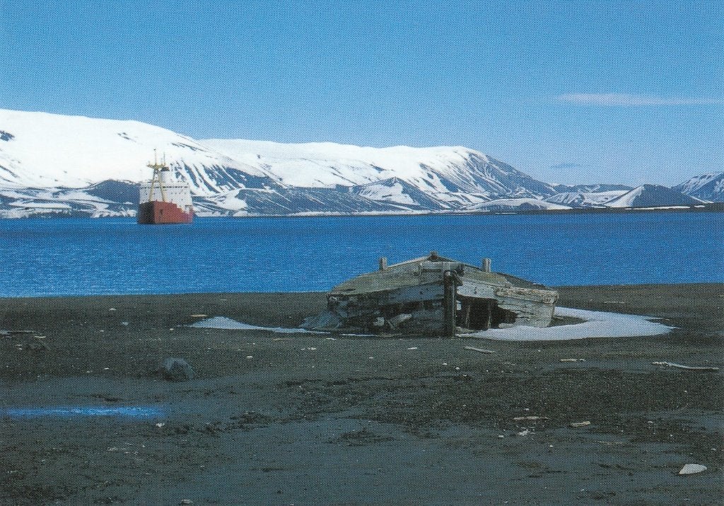 Ansichtkaart - 2001 - Antarctica - IJsbreker - Walvisvaarder, Verzenden, 1980 tot heden, Ongelopen, Natuur