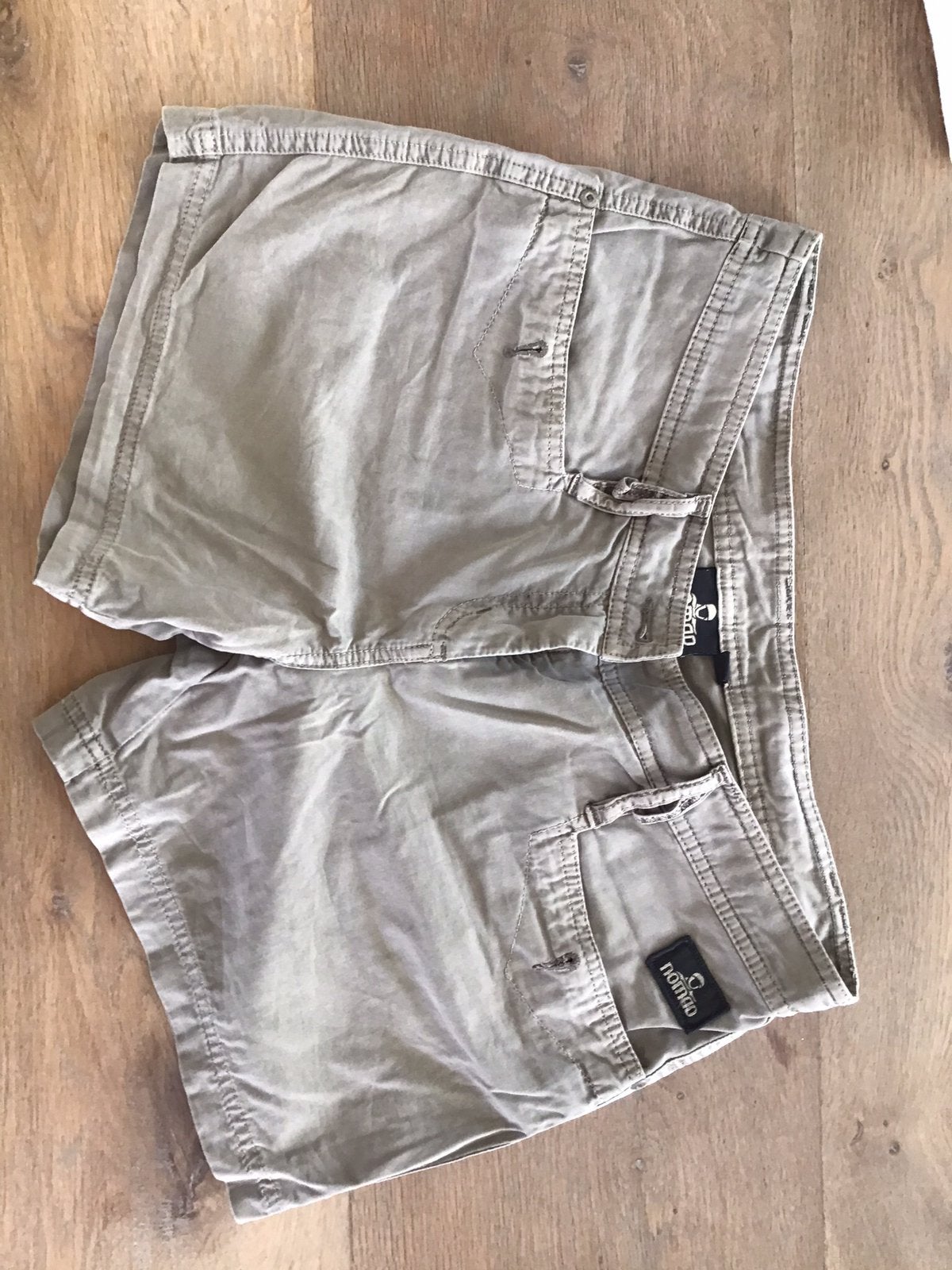 Nomad korte wandel broek, katoen, maat38/M, zgan, beige, Maat 38/40 (M), Kort, Beige, Nomad