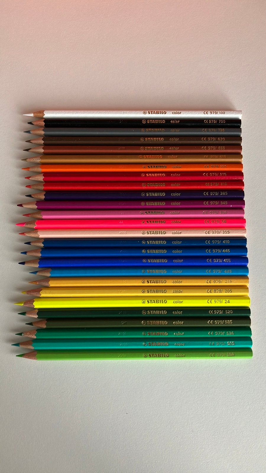 Stabilo podloden div kleuren 26 stuks, Ophalen of Verzenden, Zo goed als nieuw, Potlood of Stift
