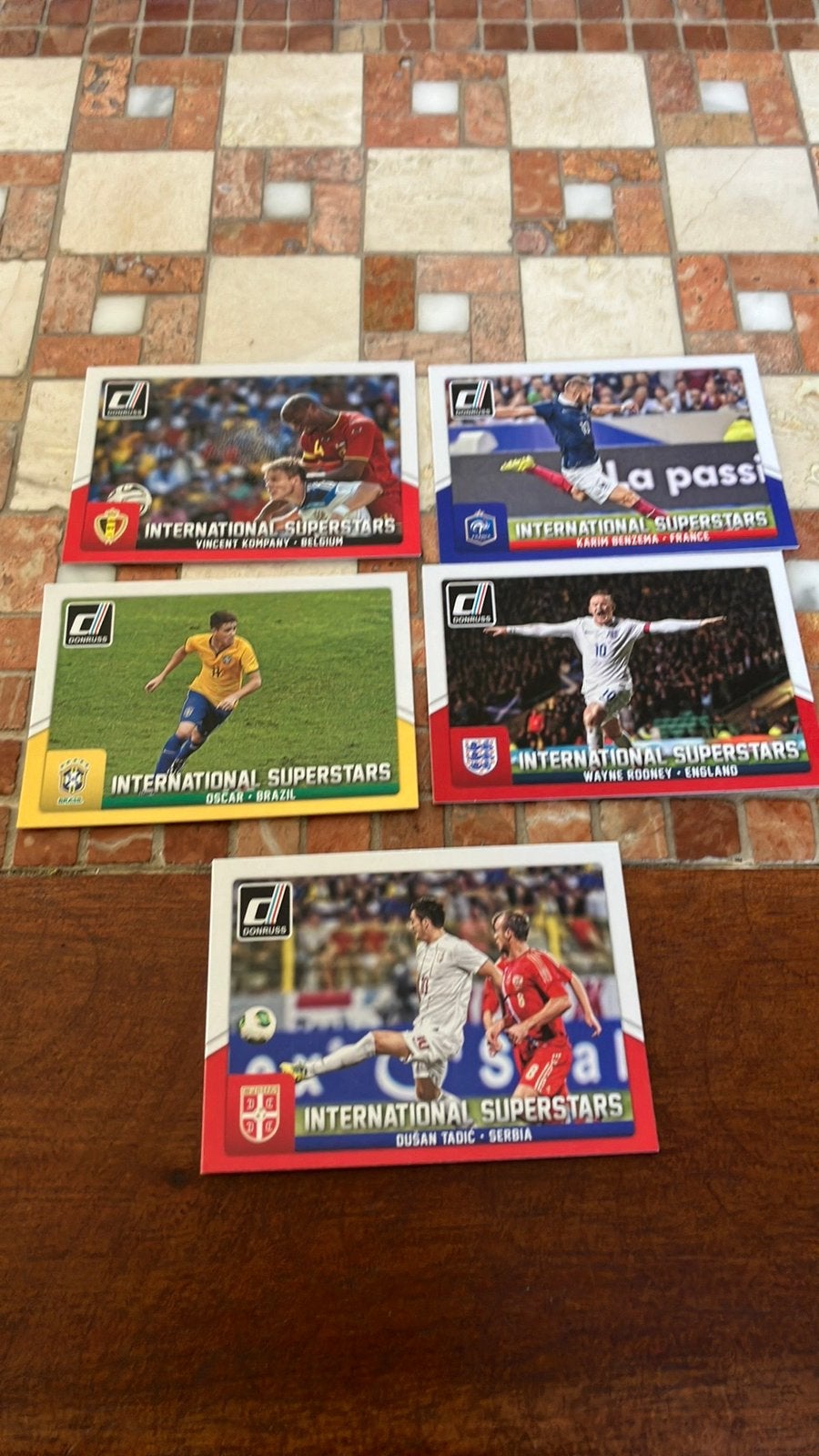 Panini donruss internationale superstars, Ophalen of Verzenden, Zo goed als nieuw, Buitenlandse clubs, Poster, Plaatje of Sticker