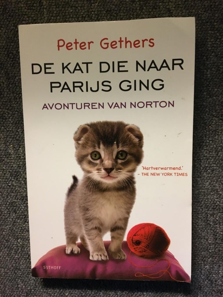 De kat die naar Parijs ging ; door Peter Gethers #Frankrijk, Boeken, Gelezen, Peter Gethers, Ophalen of Verzenden, Amerika