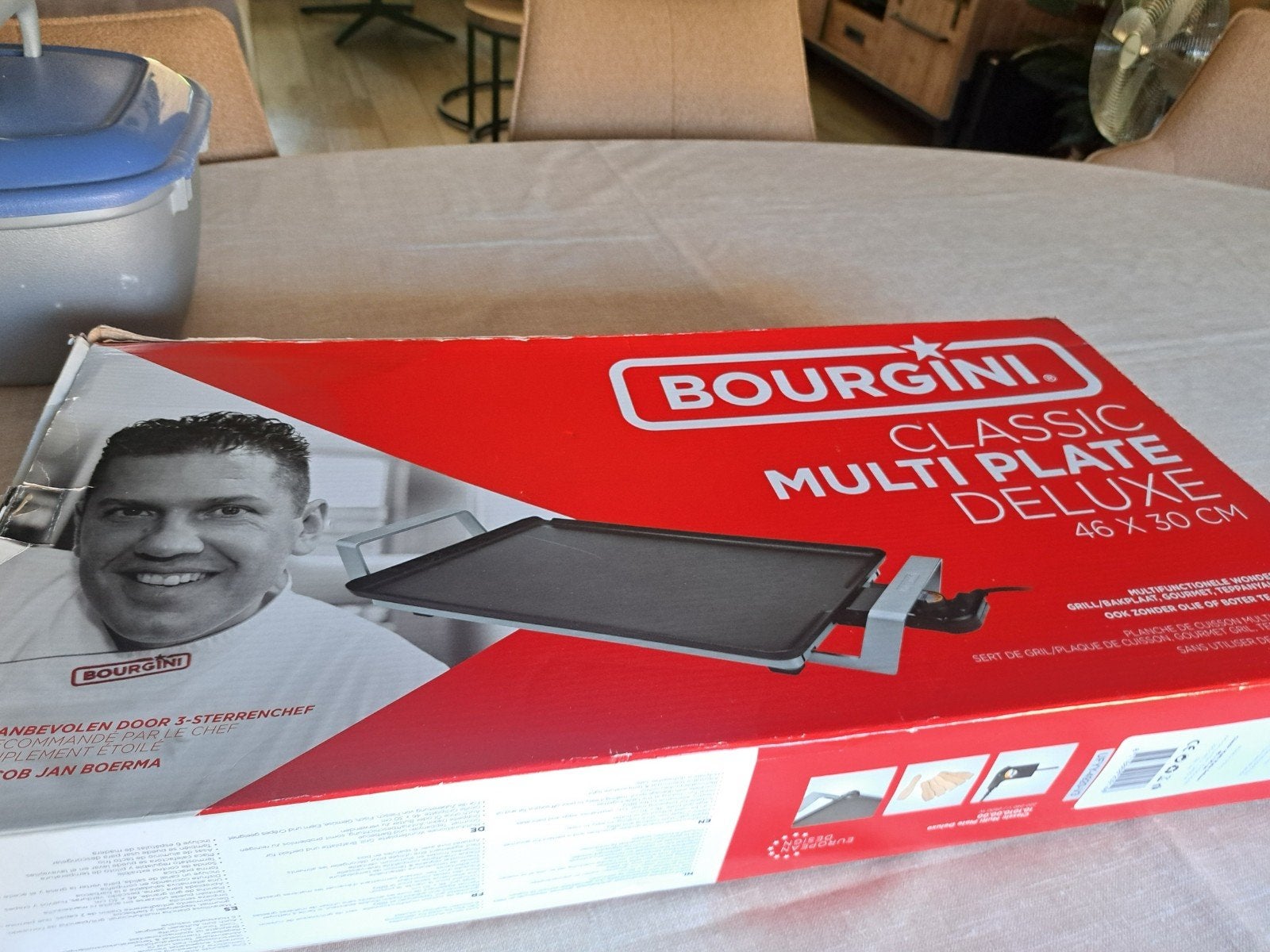 Bourgini Classic Multi Plate Deluxe 1x gebruikt, Ophalen of Verzenden
