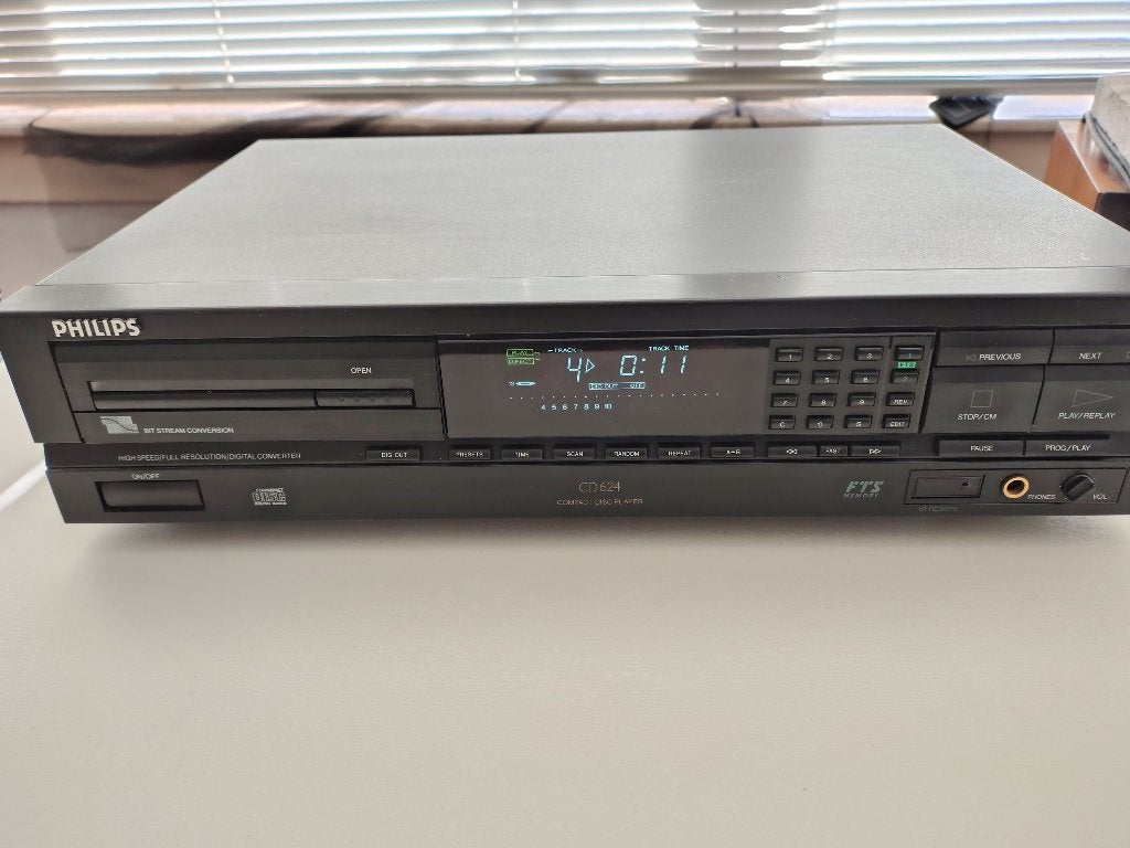 Philips CD-624 cd speler, Audio, Tv en Foto, Cd-spelers, Verzenden, Philips