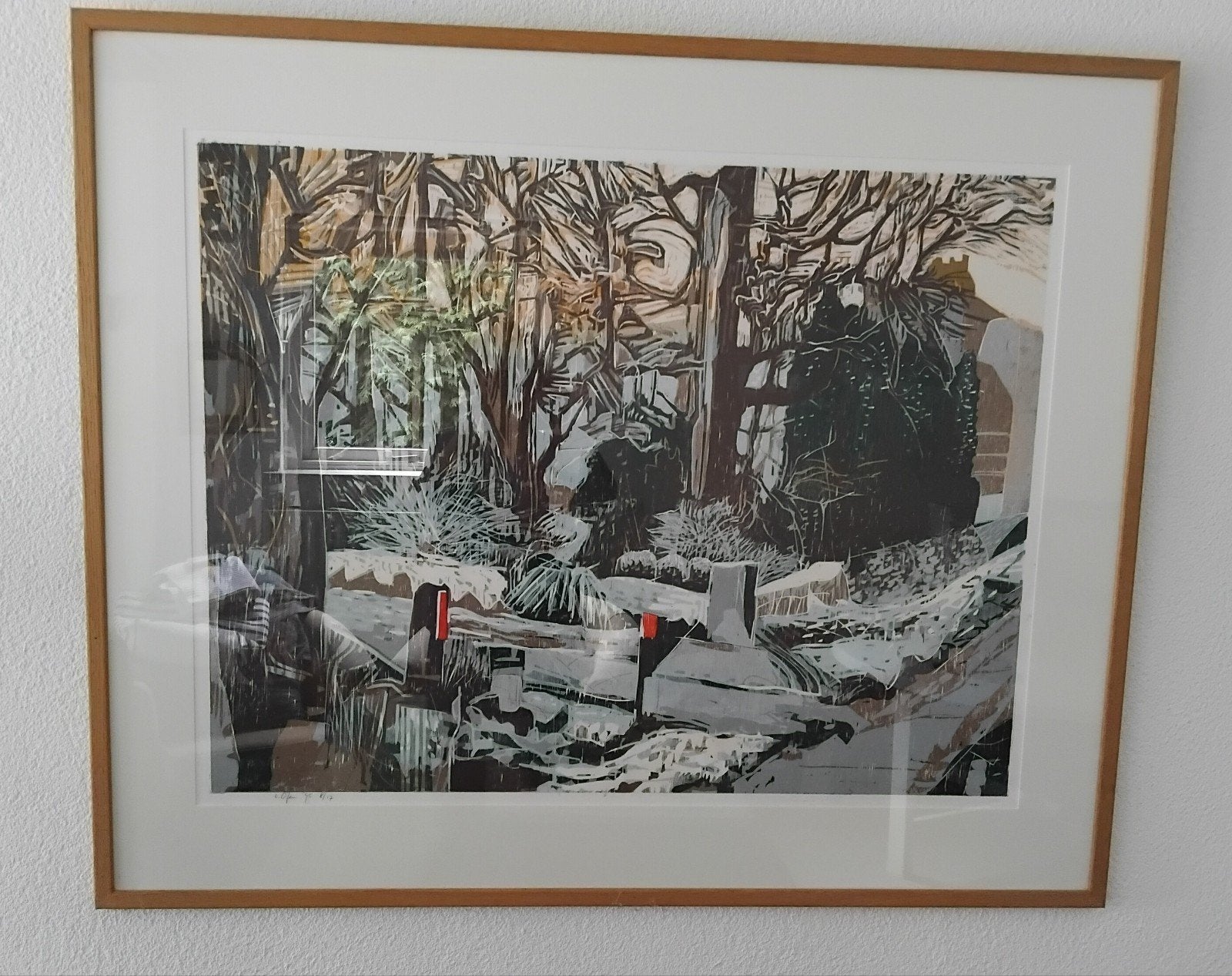 Vincent van Ojen – gesigneerde grafiek (1995) – oplage 8/17, Antiek en Kunst, Kunst | Tekeningen en Foto's, Ophalen
