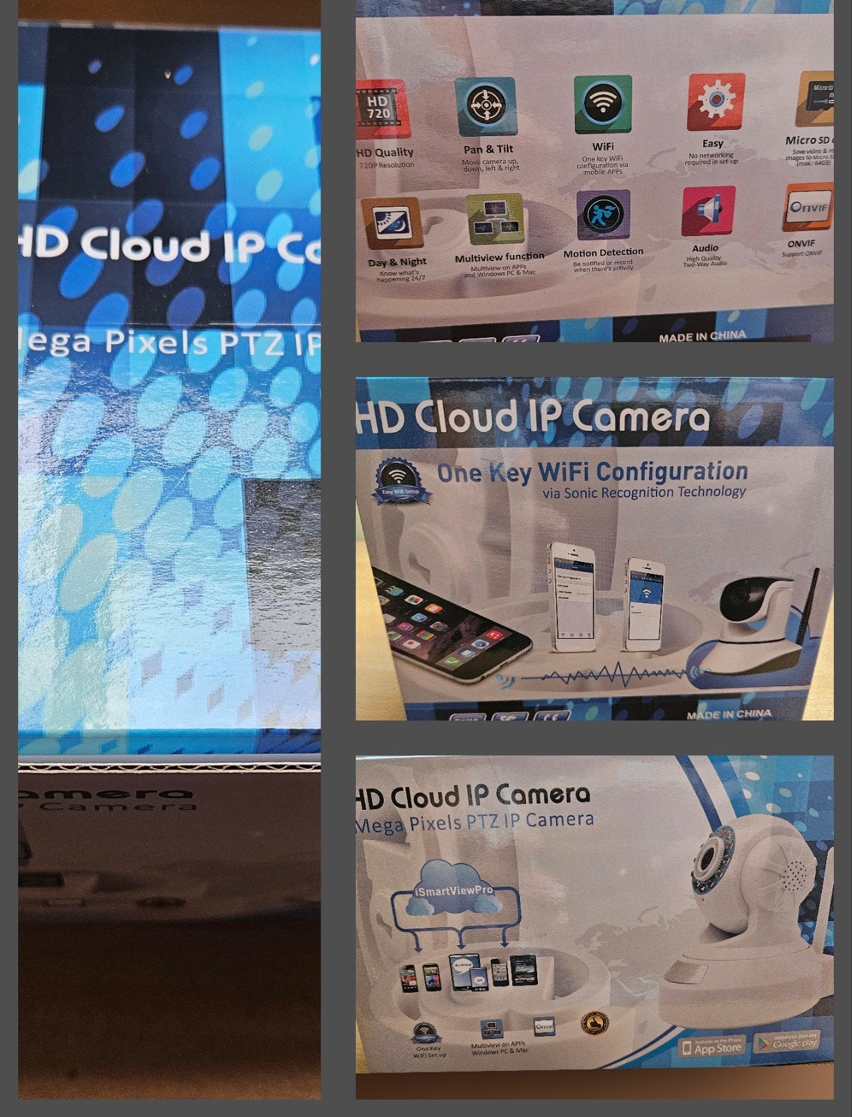 nieuwe HD Cloud IP Camera - Mega Pixels PTZ IP Camera, Ophalen of Verzenden, Nieuw, Binnencamera
