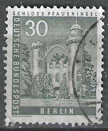 Duitsland Berlijn 1956/1963 - Yvert 132A - Kasteel (ST), Verzenden, BRD, Gestempeld