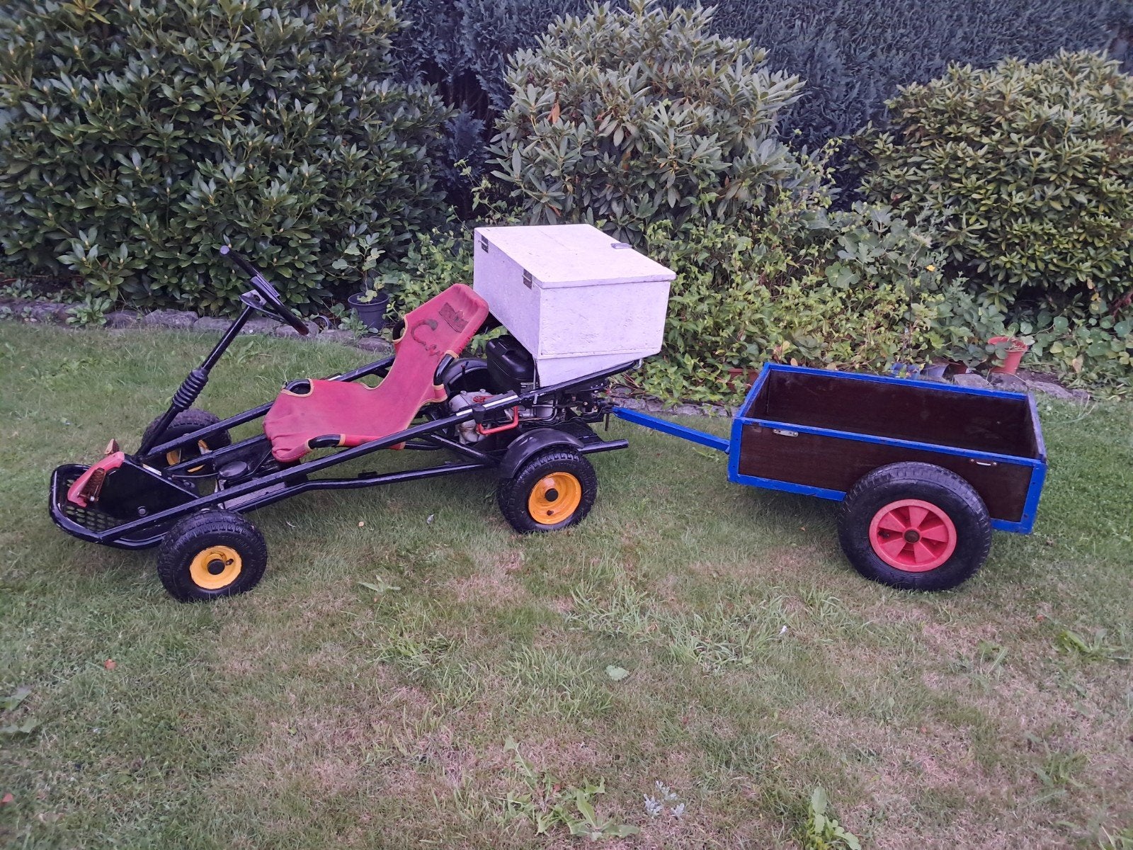 Gemotoriseerde skelter met aanhanger - Ophalen in Zwartemeer, Ophalen, Gebruikt, Overige merken, Motor