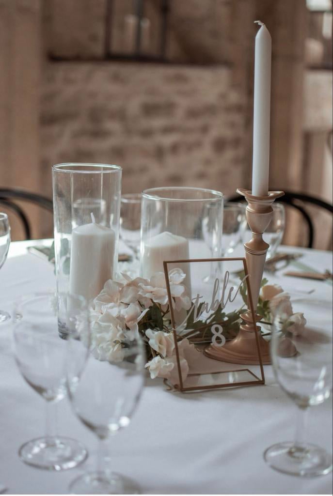 Gouden Tafelnummers voor Bruiloft/Evenement (10 stuks), Ophalen of Verzenden, Zo goed als nieuw, Auto's