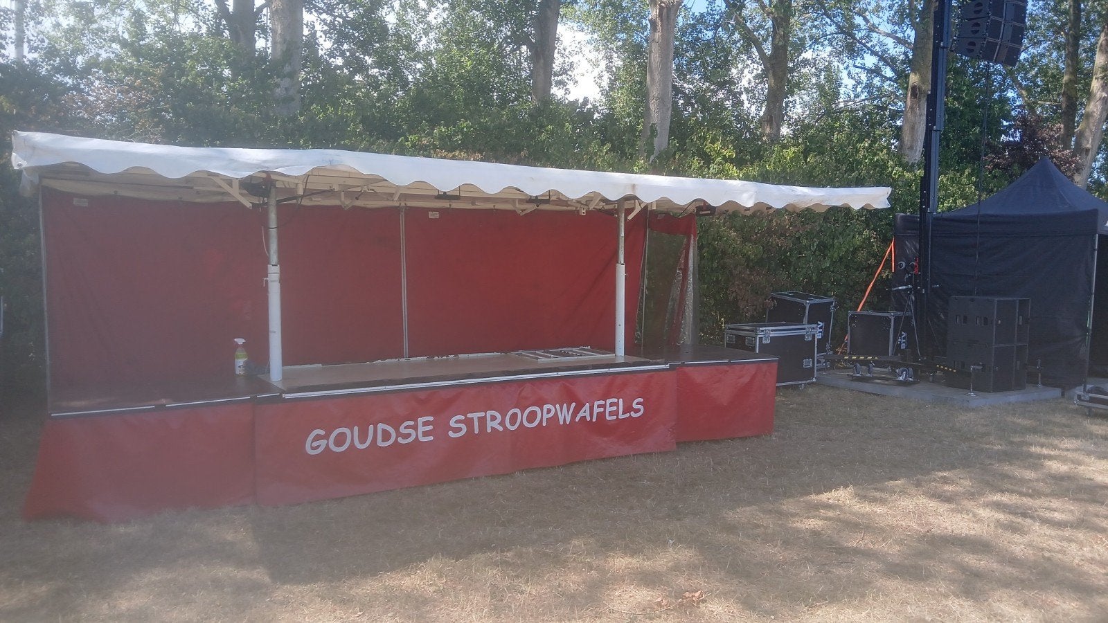 Verkoopwagen, bagagewagen,, Ophalen, Gebruikt