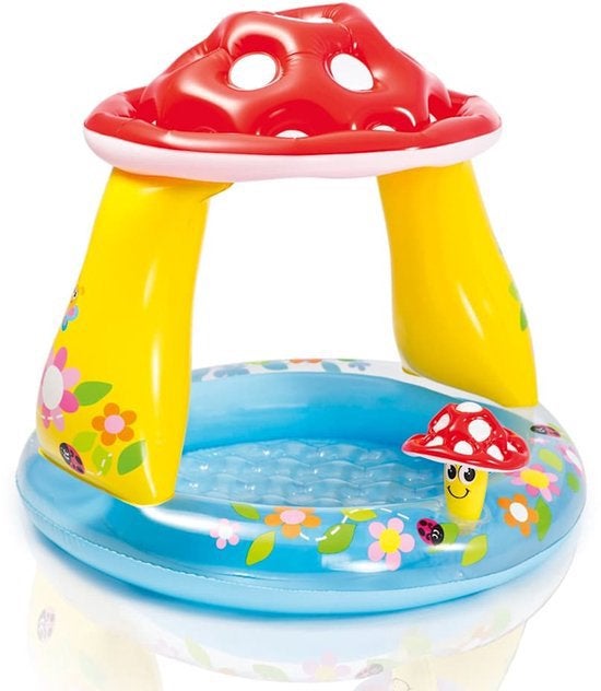 Paddenstoel babyzwembad intex , flamingo band ,  baby float, Ophalen, Minder dan 80 cm, Overige typen, Rond