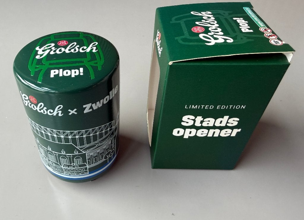 Limited Edition Grolsch x Zwolle Stadsopener Nieuw, Ophalen of Verzenden, Nieuw, Flesopener, Grolsch