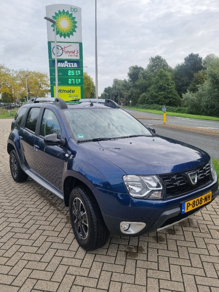 Dacia Duster 1.2 TCE 125 4X2 2018 Blauw, Auto's, Voorwielaandrijving, 125 pk, Zwart, 4 cilinders