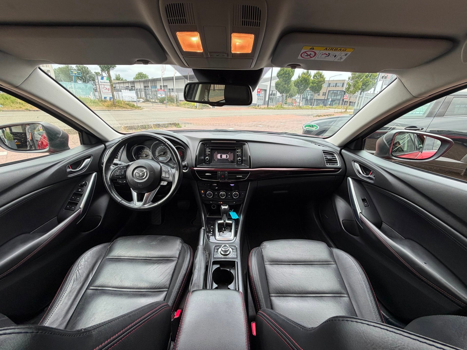 Mazda 6 2.5 SkyActiv-G 192 GT-M AUT|NAVI|ACC|Leder|DealerOH, Gebruikt, Leder, Bedrijf, 1335 kg